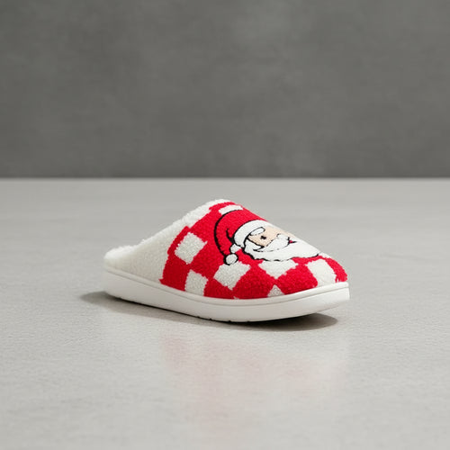 Weihnachtliche Damen Hausschuhe | Plüsch | Warm