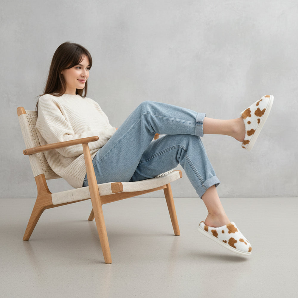 Warme Damen Hausschuhe | Winter | Plüsch