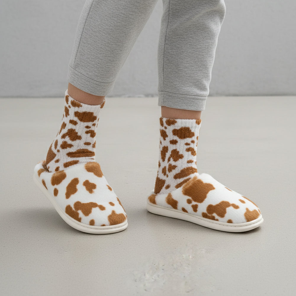 Warme Damen Hausschuhe | Winter | Plüsch