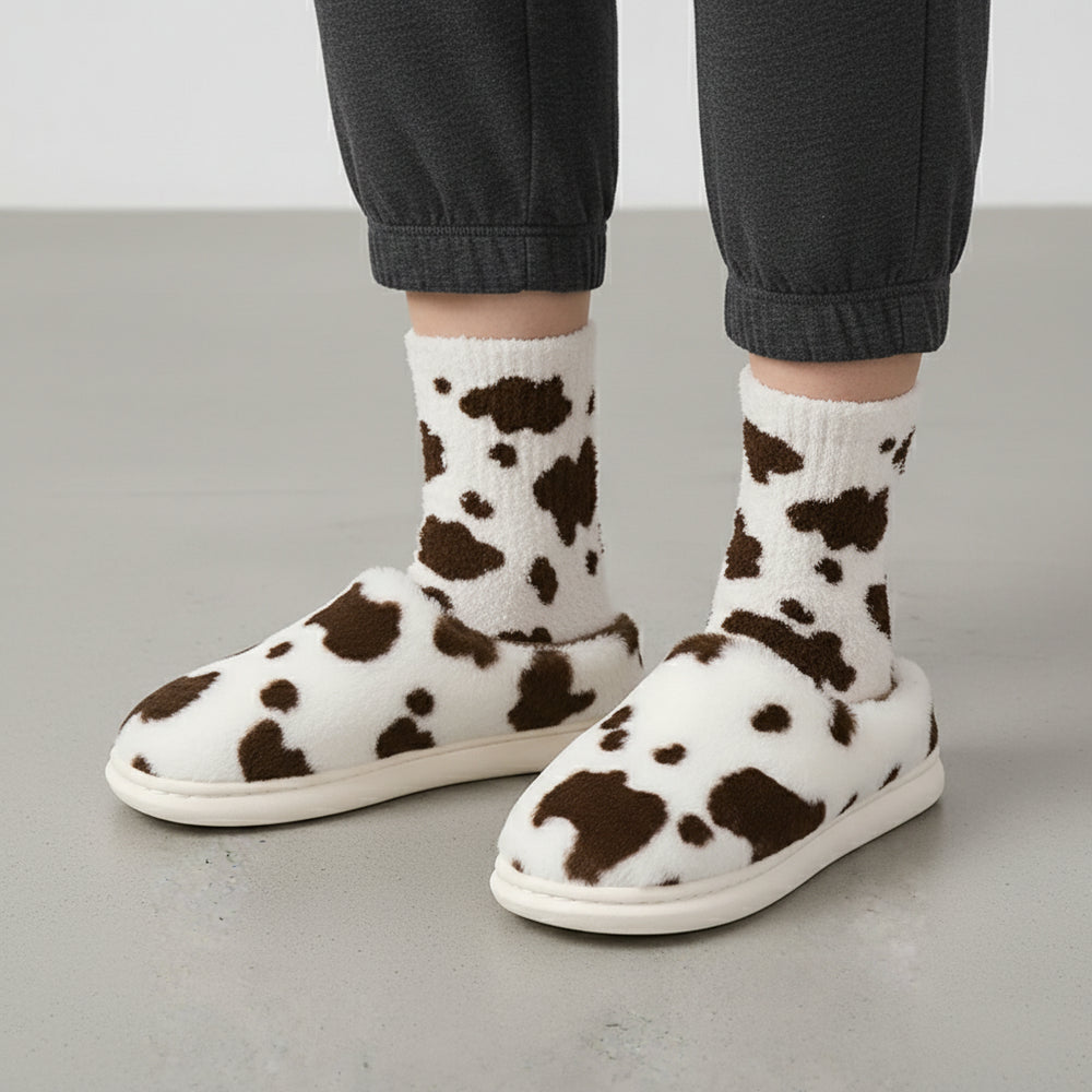 Warme Damen Hausschuhe | Winter | Plüsch