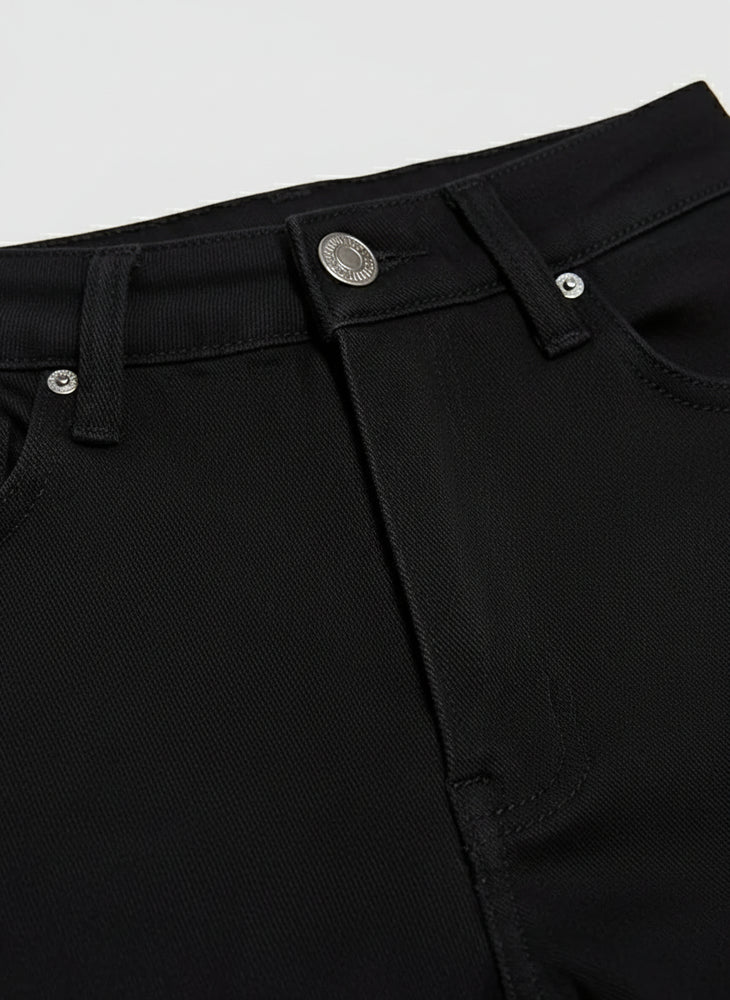 Damen High Waist Schlagjeans | Stretch