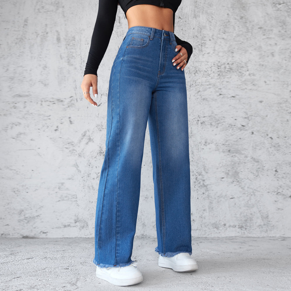 Damenjeans High Waist | Gerade & Bequem für Alltag