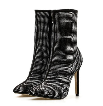 Clara – Damenstiefeletten mit Spitzem Zehen und Stilettos