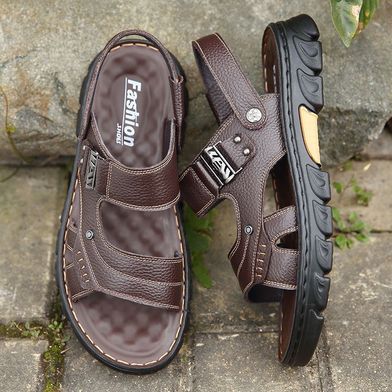 Geoffrey – Bequeme Herren-Sandalen aus veganem Leder