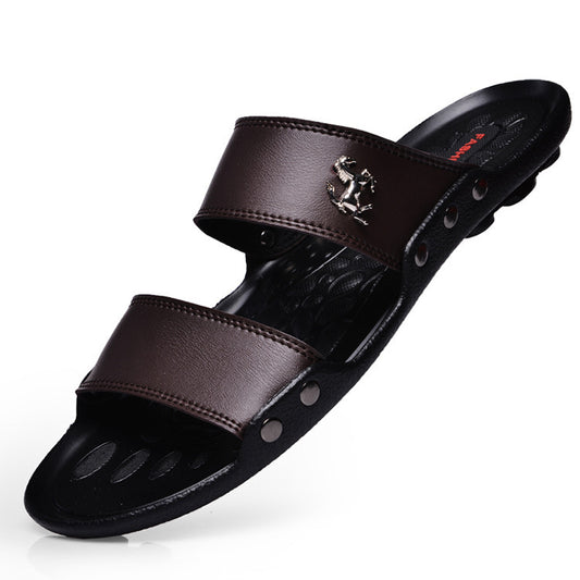 Harry – Herren Freizeit-Pantoletten aus Premium Vegan-Leder