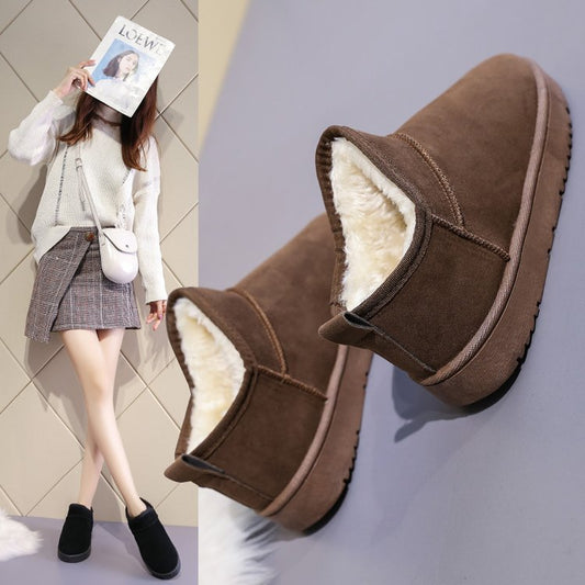 Brenda – Dicke Plüschstiefel für Damen