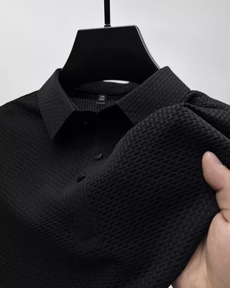 Kirk – Kurzärmeliges Business-Casual-Poloshirt für Herren