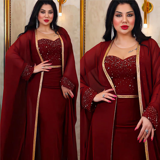 Rose – Traditionelles Afrikanisches Kleid mit Beadings