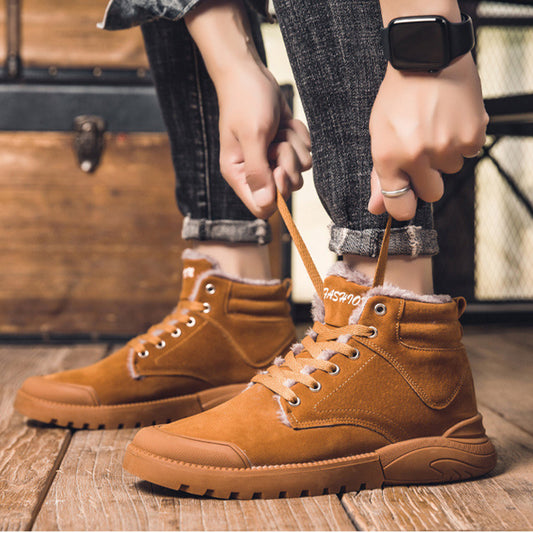 Spencer – Warme Herrenstiefeletten mit Plüschfutter