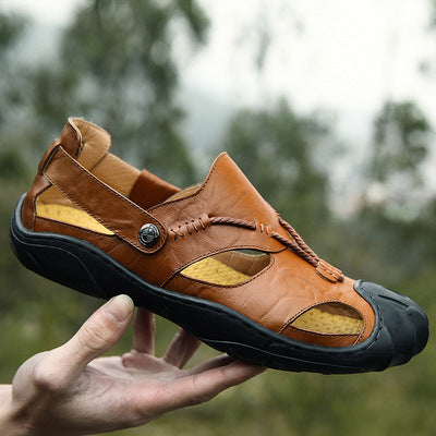 Garry – Bequeme Herren-Sandalen aus veganem Leder