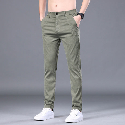 ENGEL Herren Chinohose – Slim Fit Freizeithose mit Stretchkomfort und modernem Schnitt für Business und Alltag