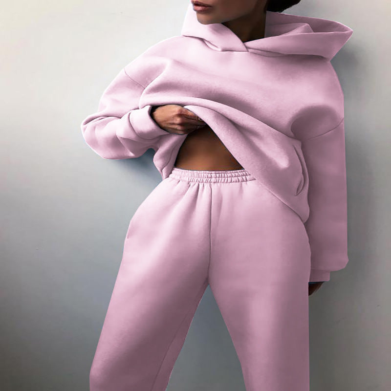 Jenny – Lässiger Damen Kapuzenpullover Zweiteiler