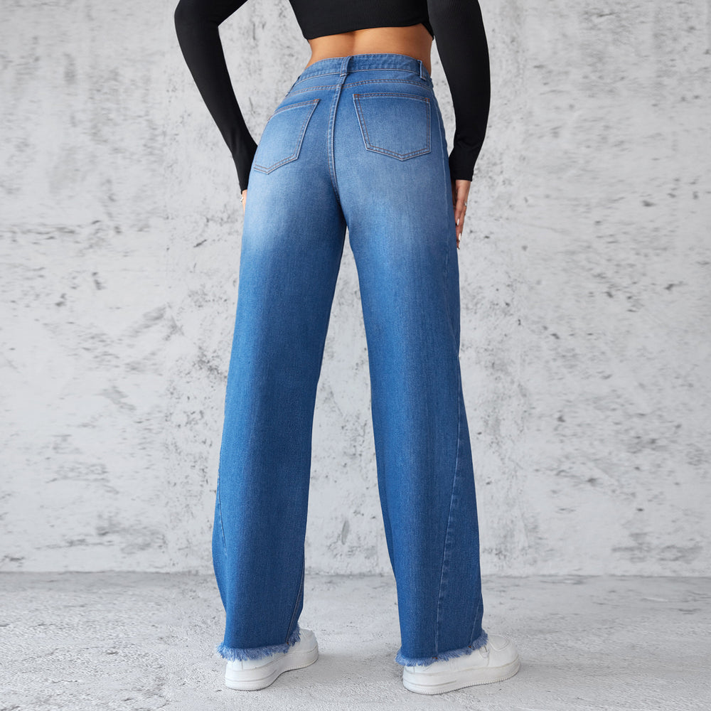 Damenjeans High Waist | Gerade & Bequem für Alltag