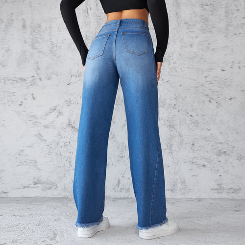Damenjeans High Waist | Gerade & Bequem für Alltag