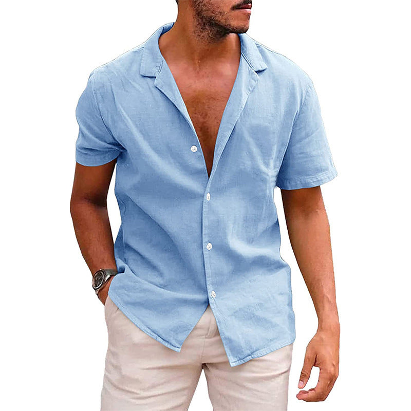 Ross – Herren Sommerhemd mit Kurzarm
