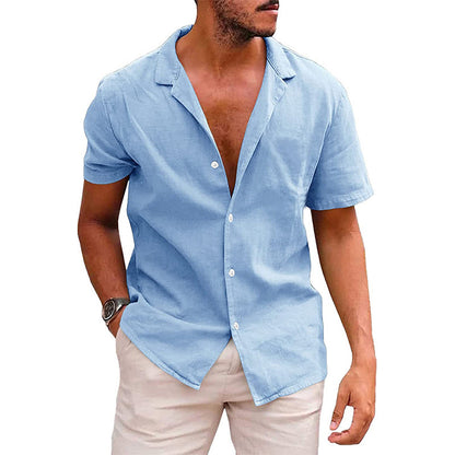 Ross – Herren Sommerhemd mit Kurzarm