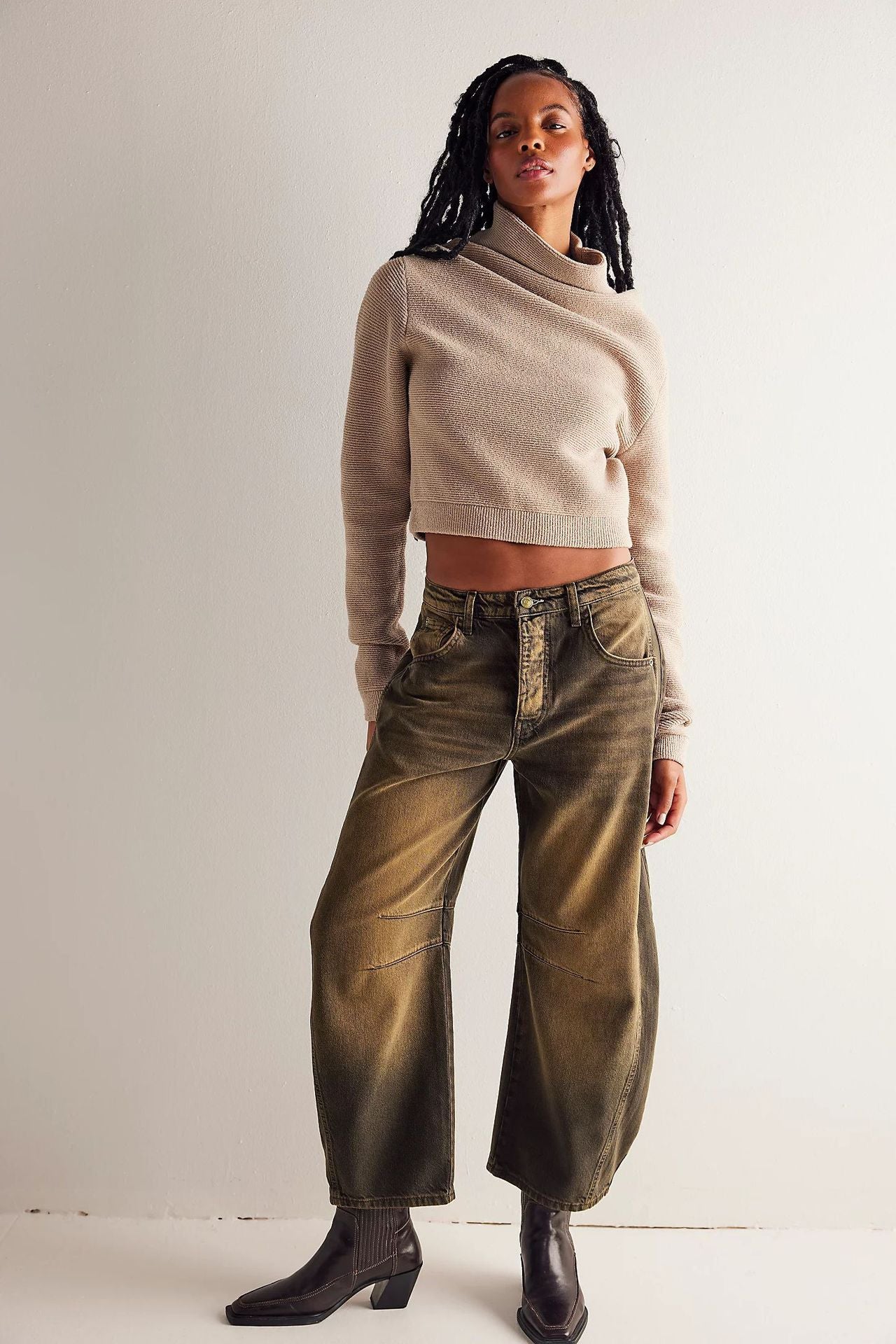 Susan – Locker geschnittene Damenjeans mit weitem Bein