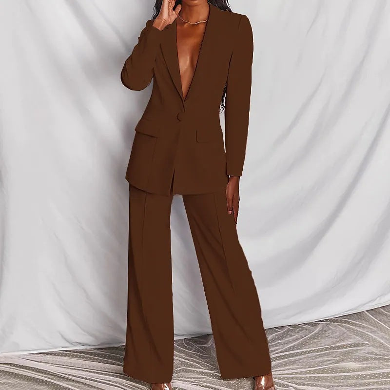 Hayley – Eleganter Damenanzug mit Langem Ärmel