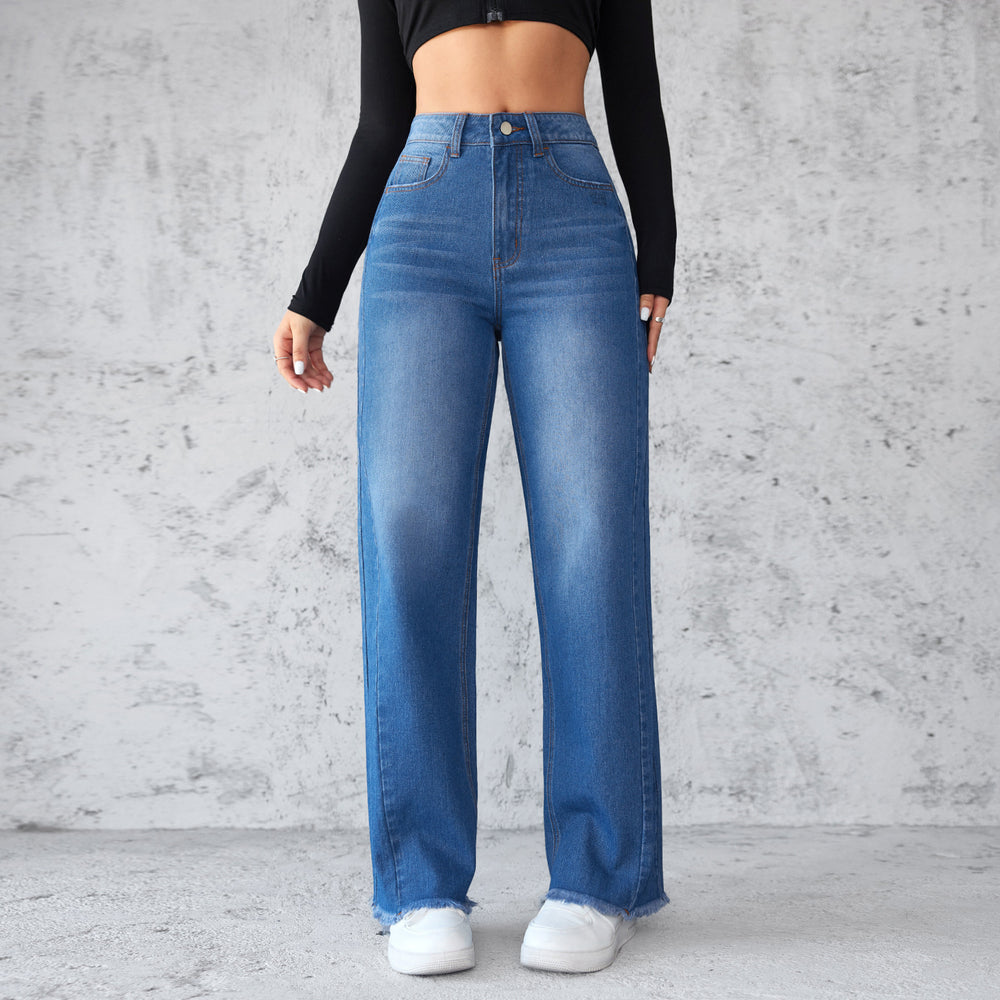 Damenjeans High Waist | Gerade & Bequem für Alltag