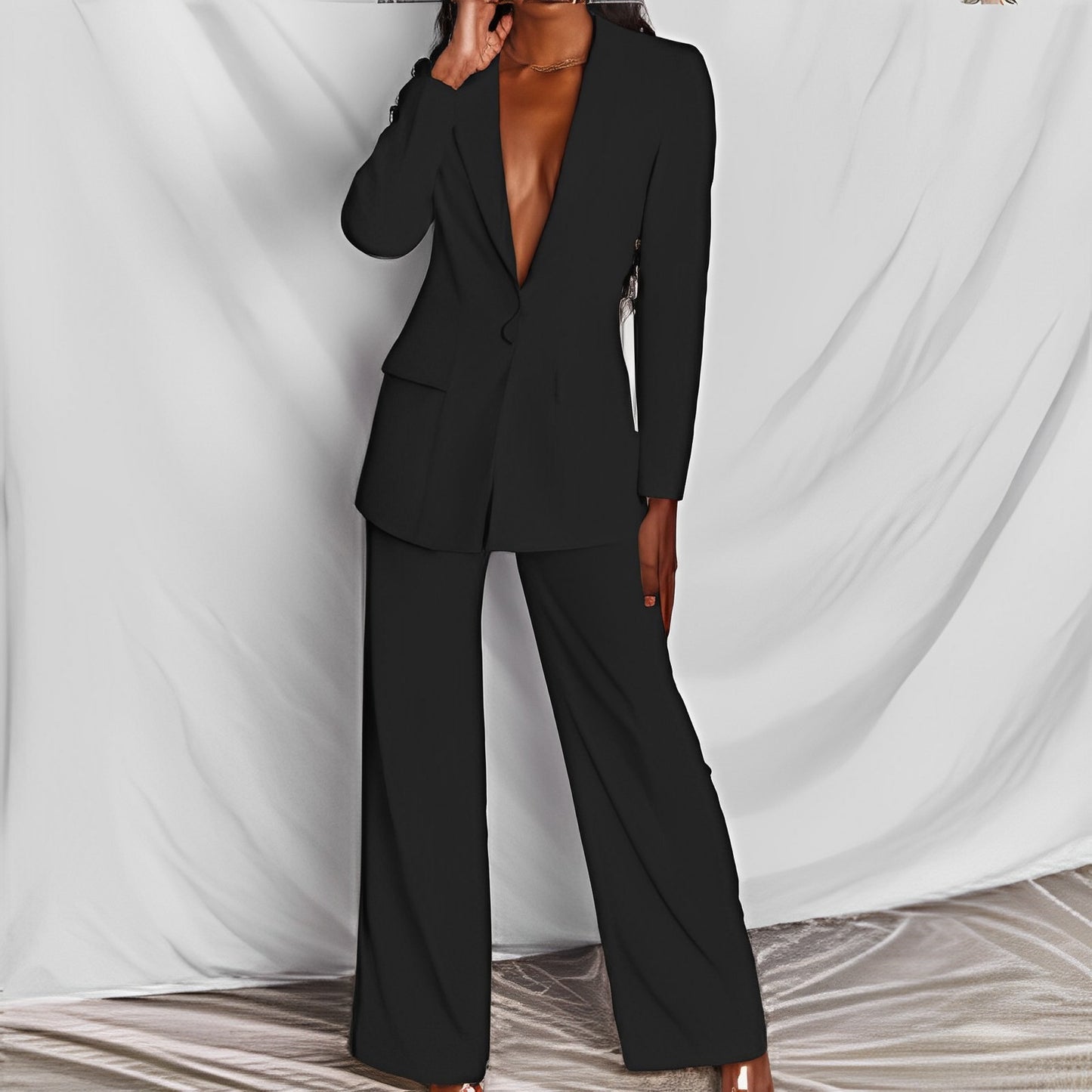 Hayley – Eleganter Damenanzug mit Langem Ärmel