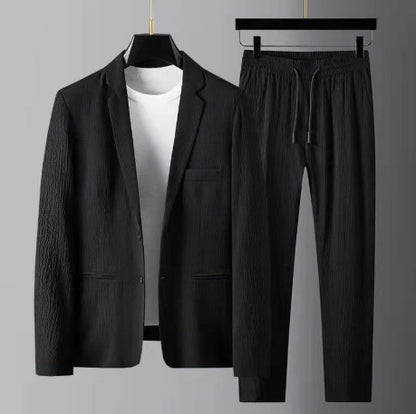 Roy – Weißes Herren-Freizeitanzugjacke für Frühling und Sommer