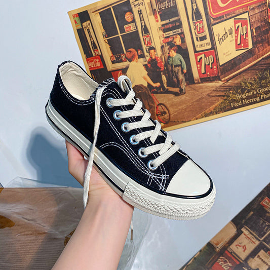 ENGEL Niedrige Canvas-Schuhe im 1970er-Stil für Frauen