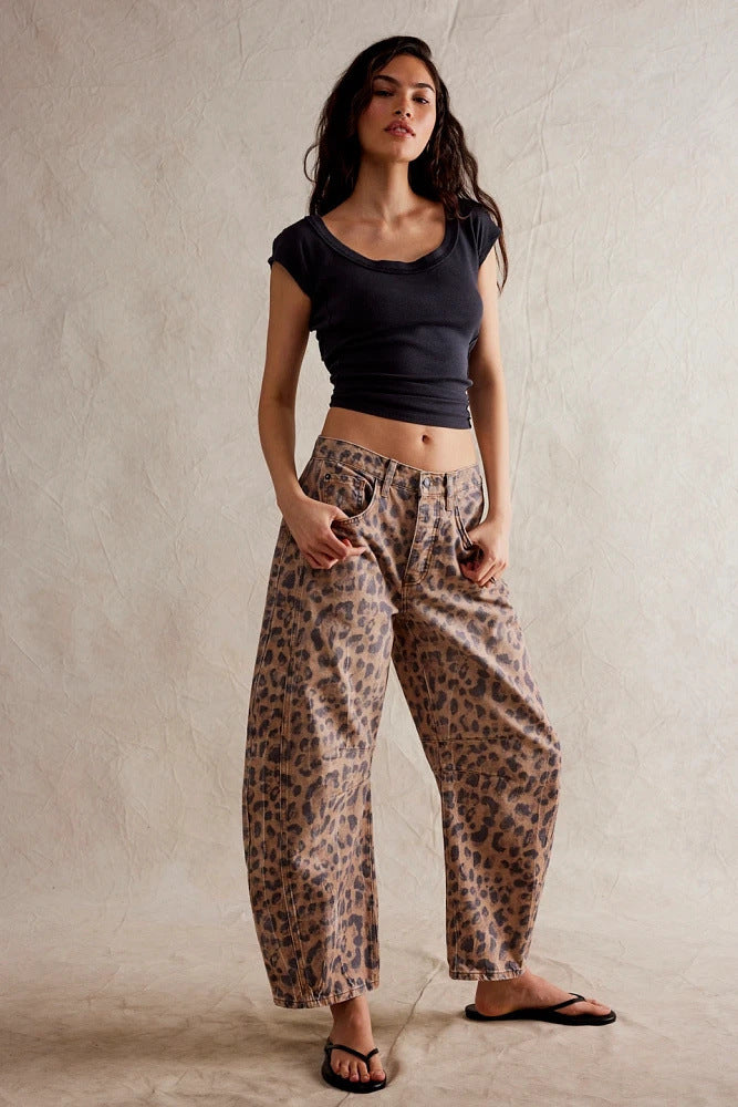 Susan – Locker geschnittene Damenjeans mit weitem Bein