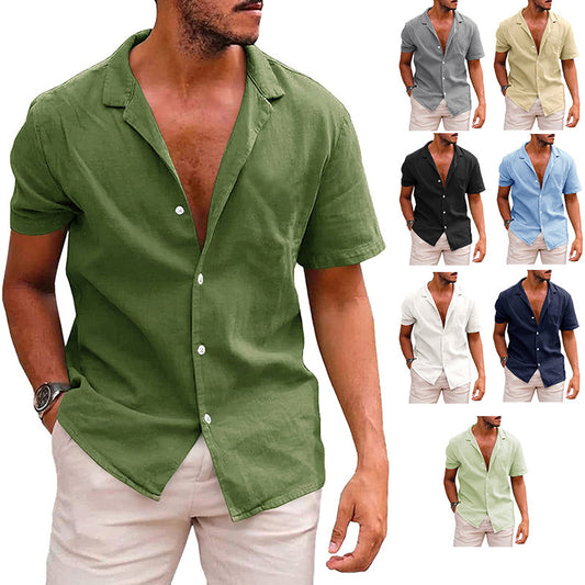 Ross – Herren Sommerhemd mit Kurzarm