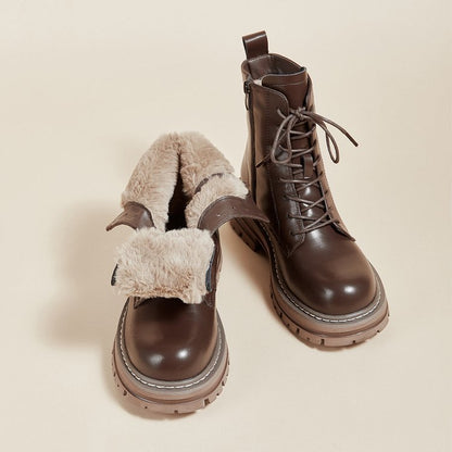 Ron – Retro Britische Herrenplattform-Knöchelstiefel