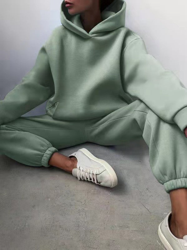 Jenny – Lässiger Damen Kapuzenpullover Zweiteiler