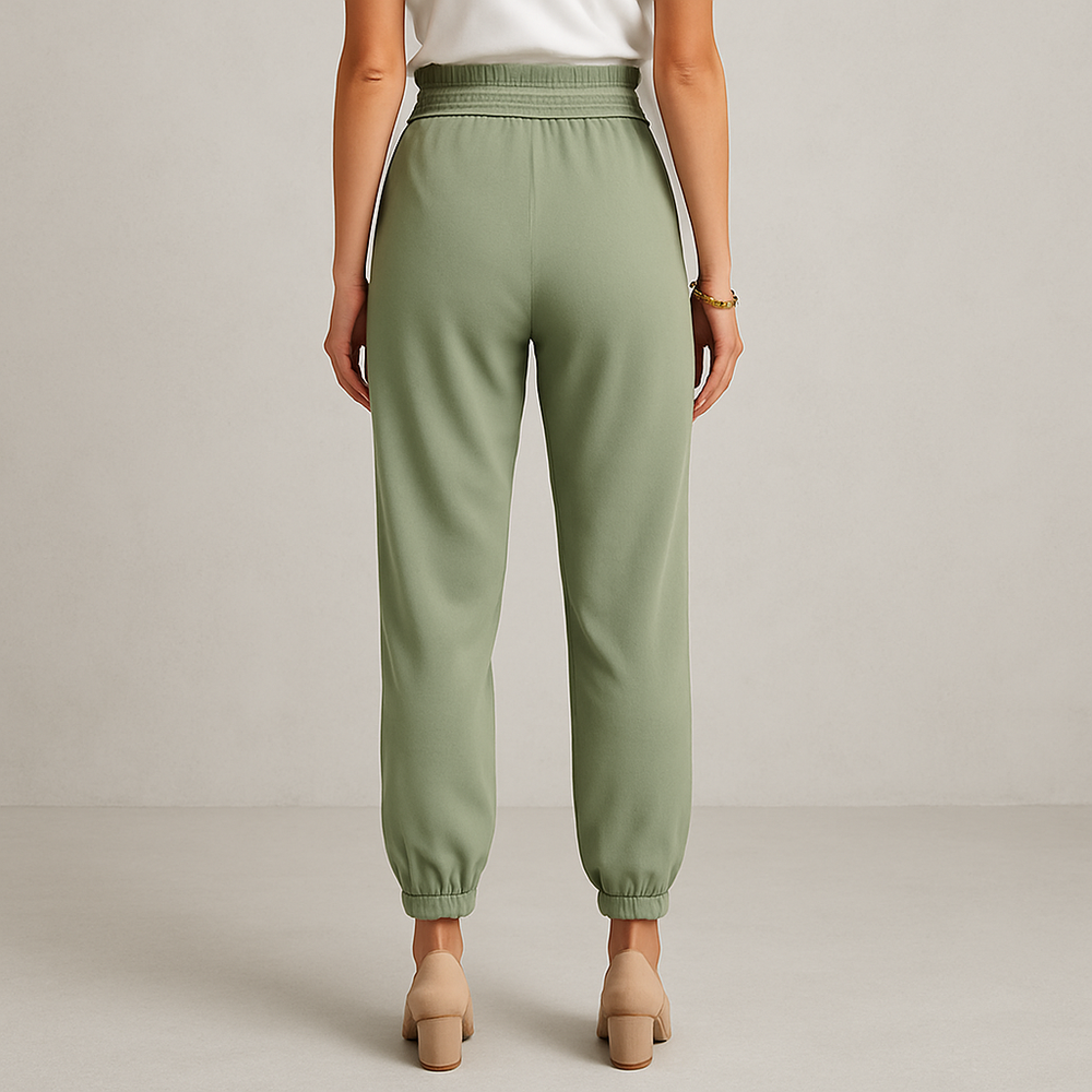 Damen Paperbag Hose High Waist | Leicht & Elegant für Büro & Freizeit