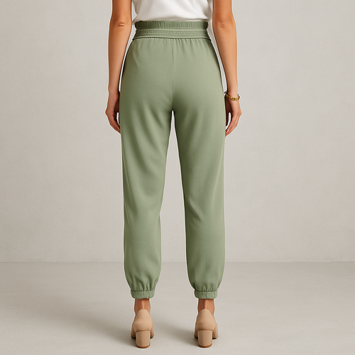 Damen Paperbag Hose High Waist | Leicht & Elegant für Büro & Freizeit