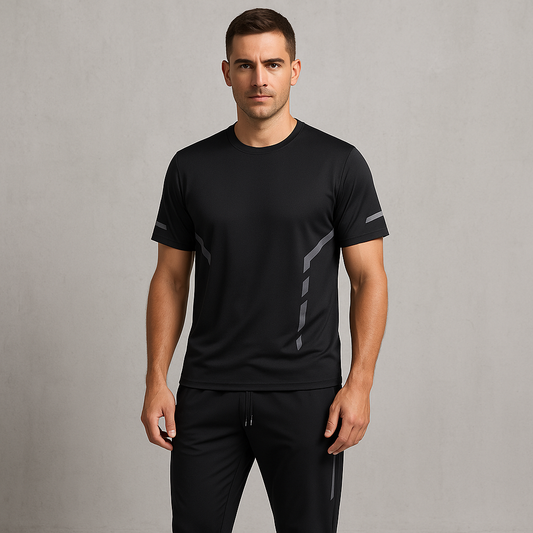 ENGEL Sportswear - Atmungsaktives Herren Sport-Set mit T-Shirt, Shorts & Jogginghose