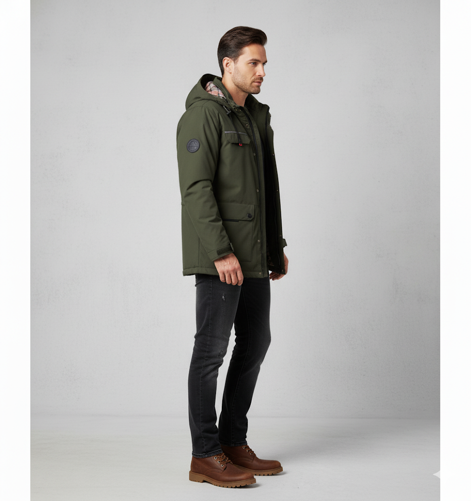 Herren Winterparka mit Kapuze | Winddicht & Warm