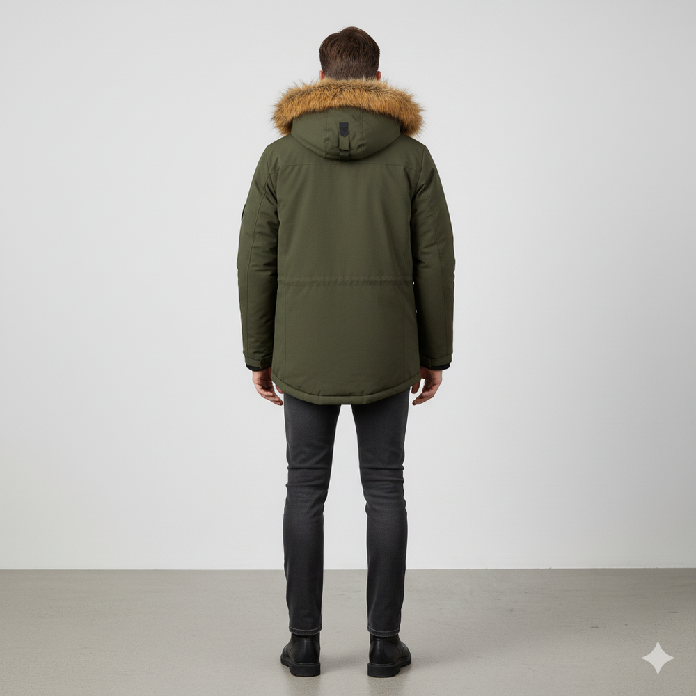 Herren Winterparka mit Kapuze | Winddicht & Warm