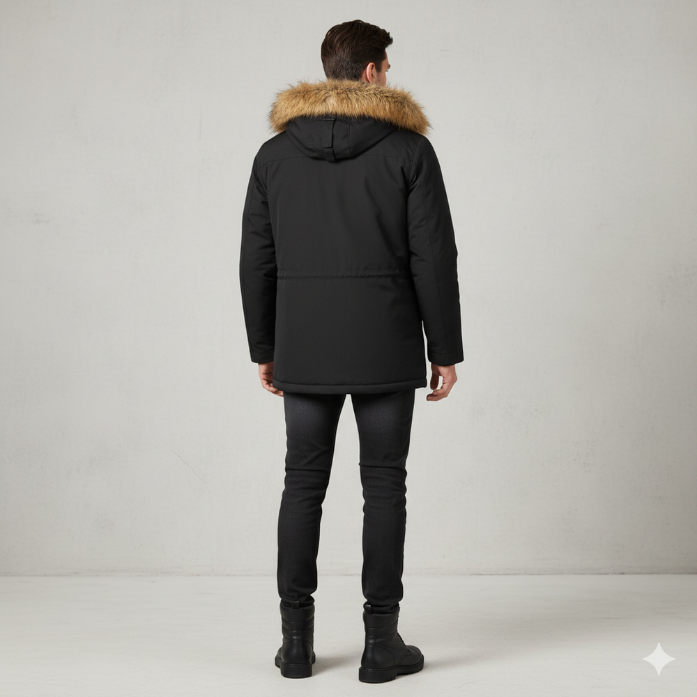 Herren Winterparka mit Kapuze | Winddicht & Warm