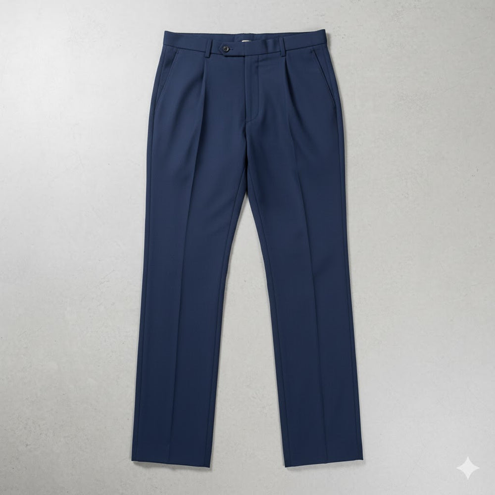 Klassische Herren Stoffhose | Regular Fit & Knitterarm