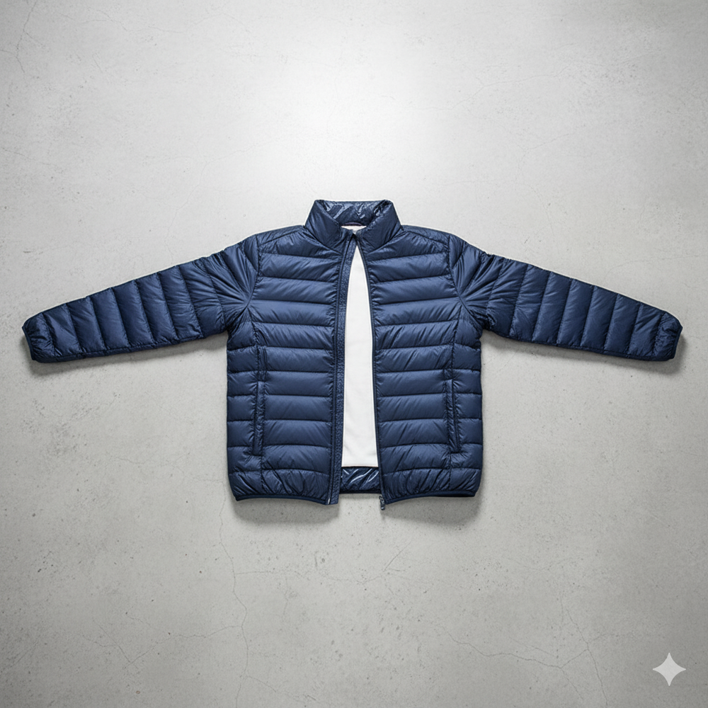 Leichte Herren Steppjacke mit Stehkragen | Übergang | Atmungsaktiv