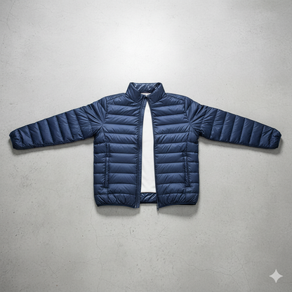 Leichte Herren Steppjacke mit Stehkragen | Übergang | Atmungsaktiv