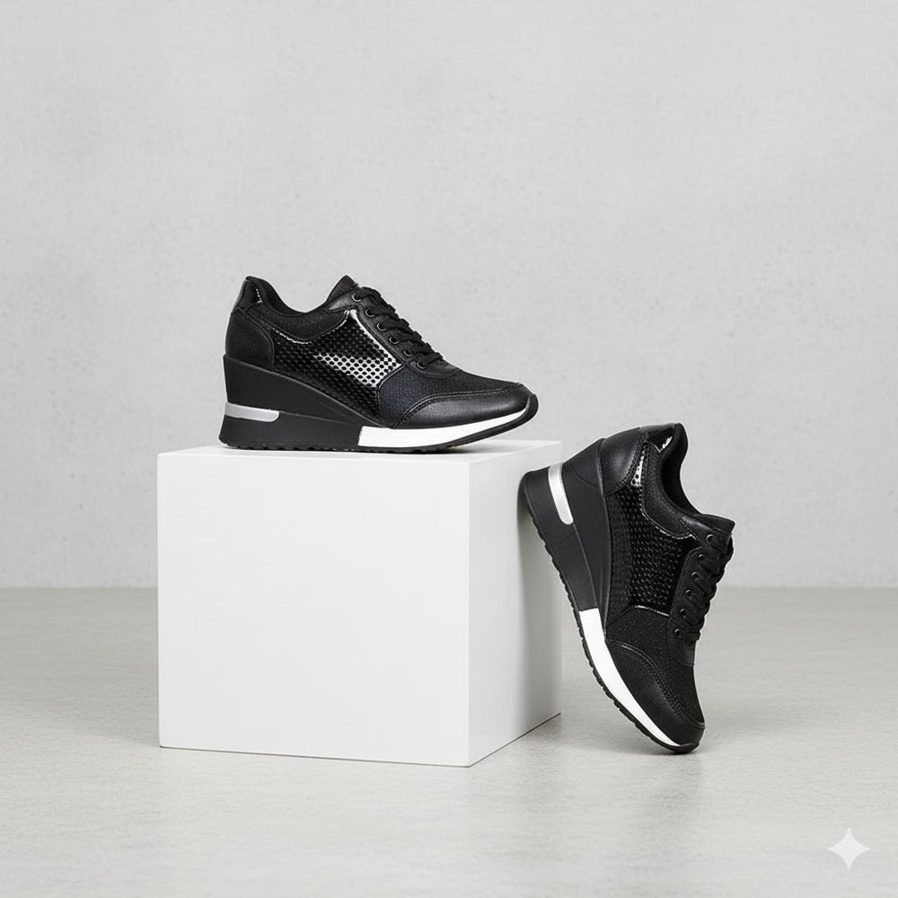 Damen Sneaker mit Keilabsatz | Bequem & Atmungsaktiv