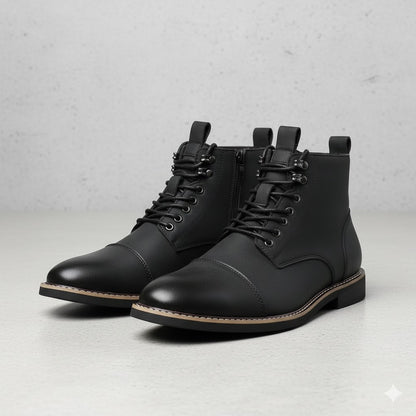 Elegante Herren Stiefeletten | Rutschfest & mit Reißverschluss