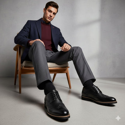 Herren Pumps Elegant | Veganes Leder & Bequemer Sitz