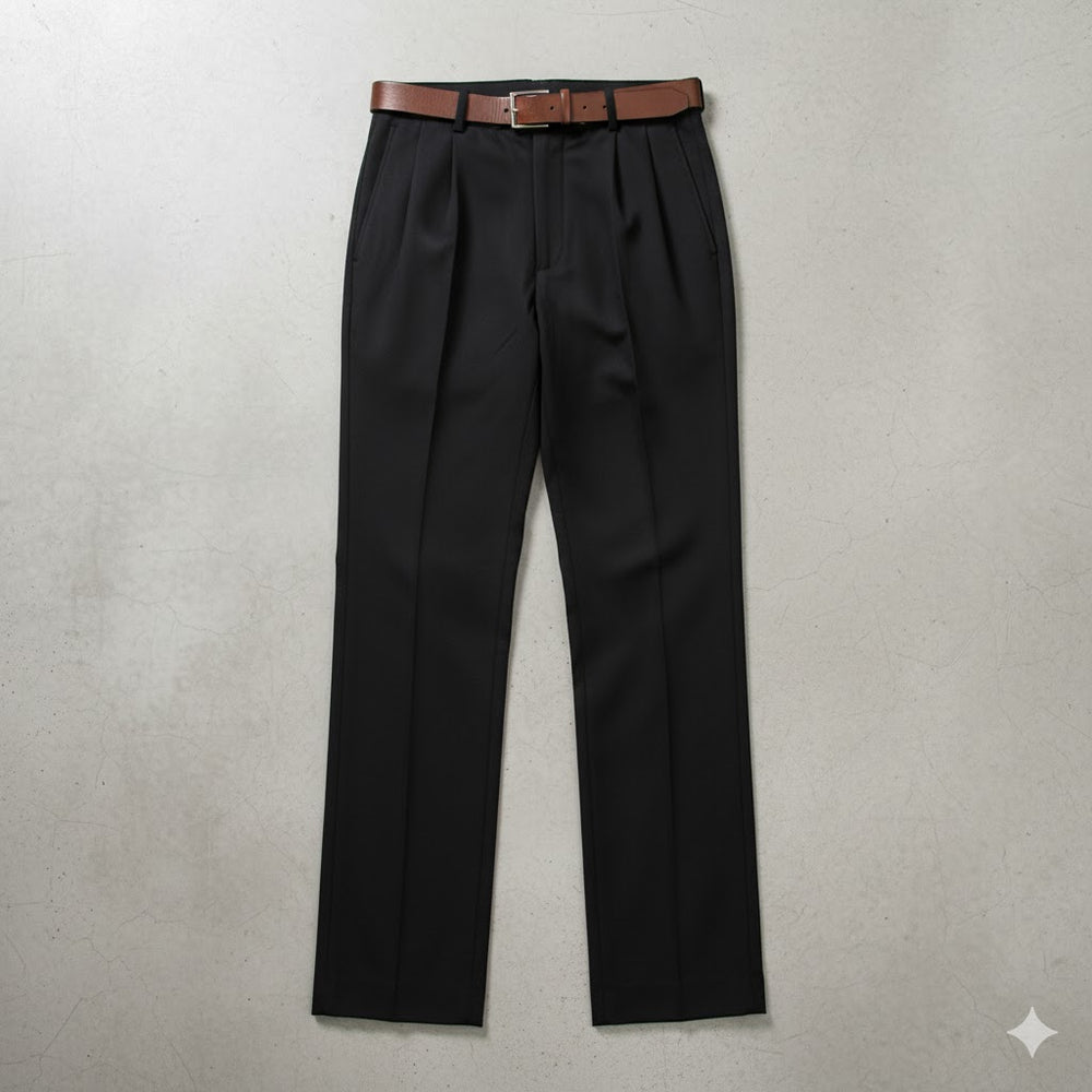 Klassische Herren Stoffhose | Regular Fit & Knitterarm