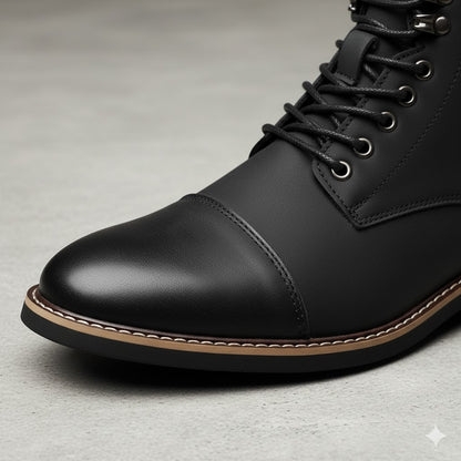 Elegante Herren Stiefeletten | Rutschfest & mit Reißverschluss