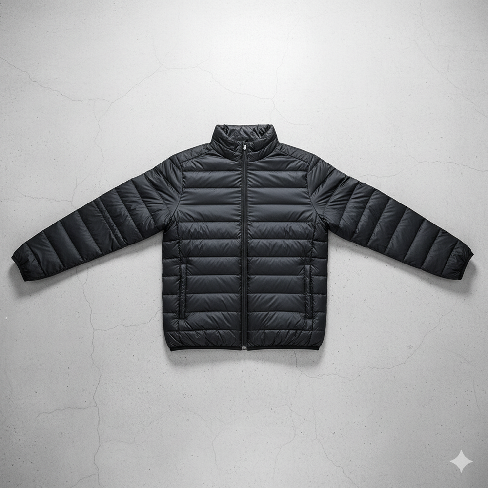 Leichte Herren Steppjacke mit Stehkragen | Übergang | Atmungsaktiv