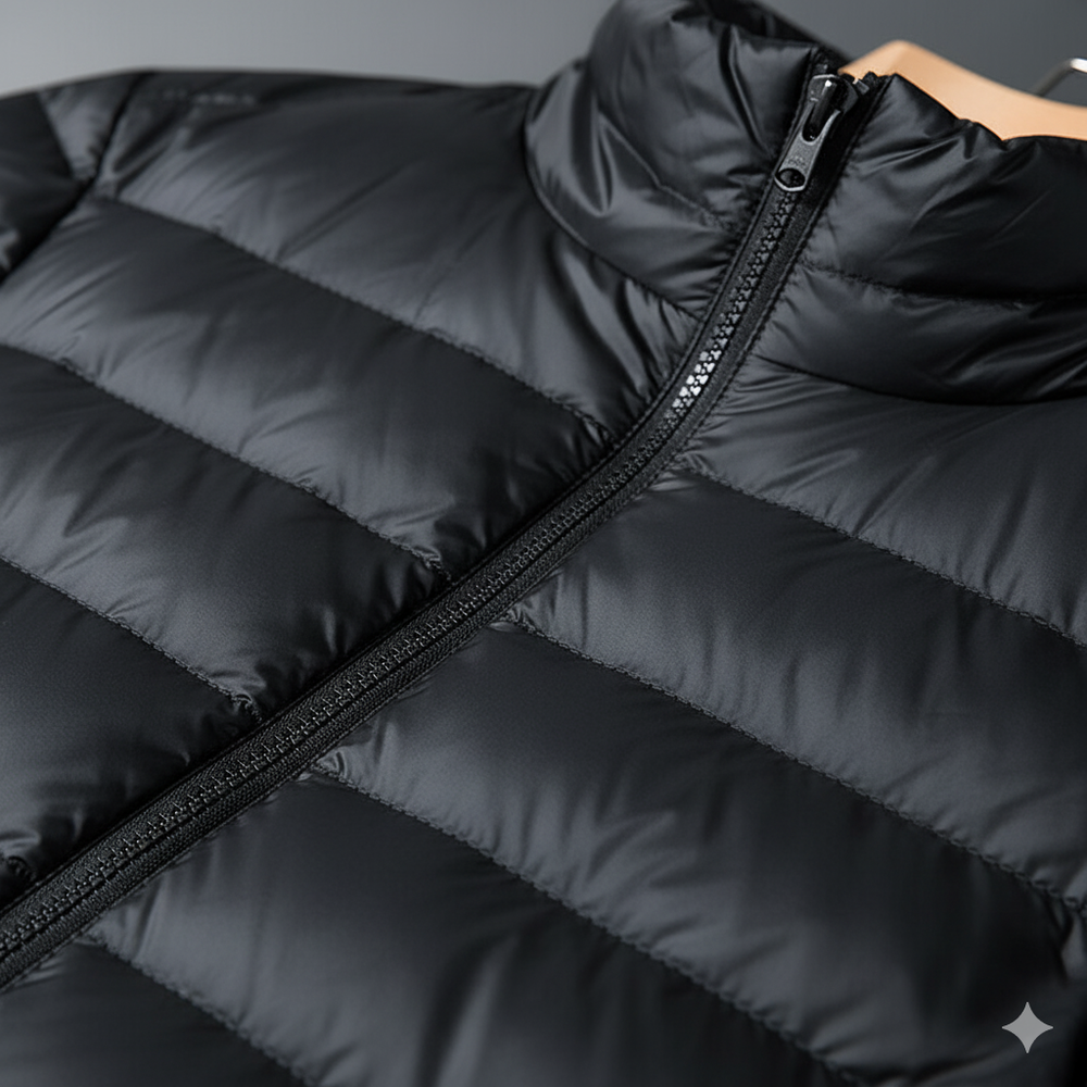 Leichte Herren Steppjacke mit Stehkragen | Übergang | Atmungsaktiv