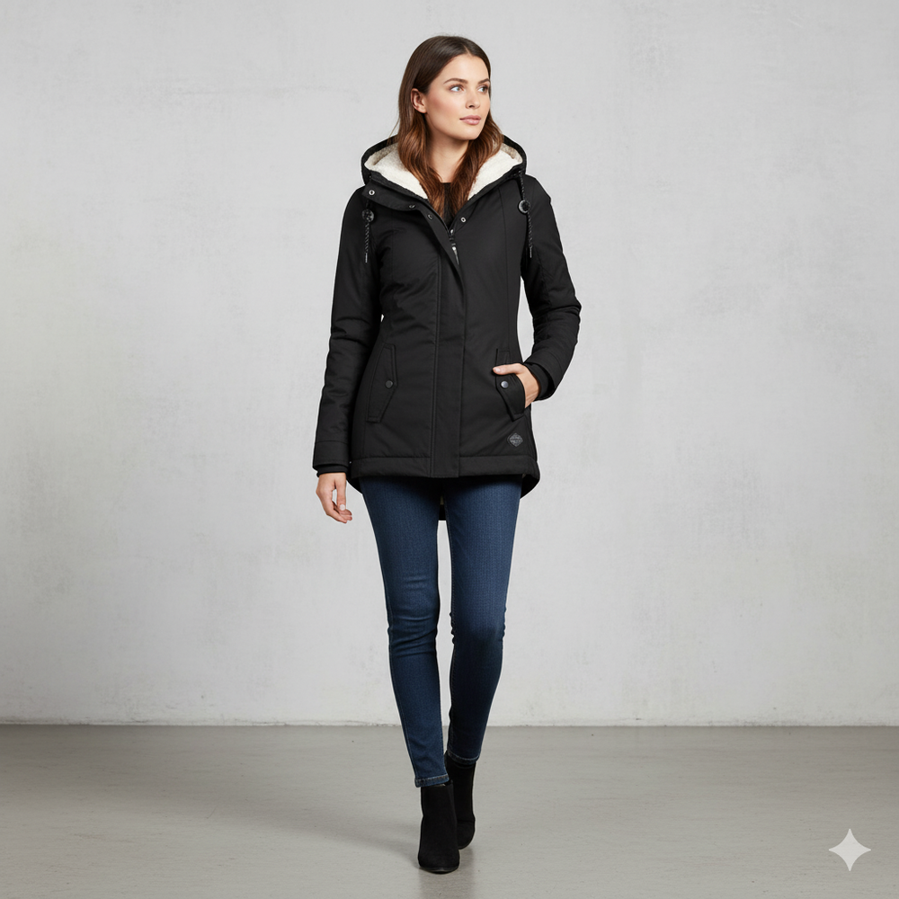 Damen Winterjacke mit Fleecefutter | Warm & Wetterfest