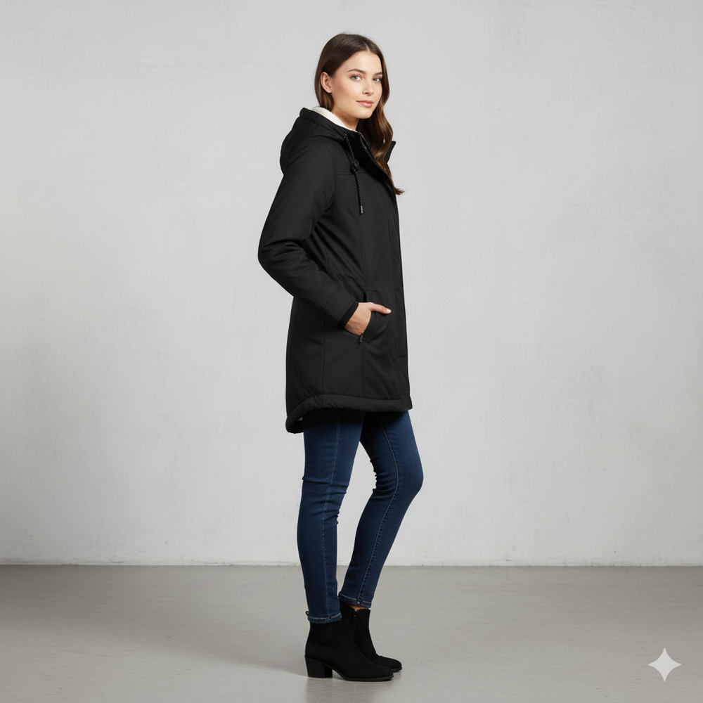 Damen Winterjacke mit Fleecefutter | Warm & Wetterfest
