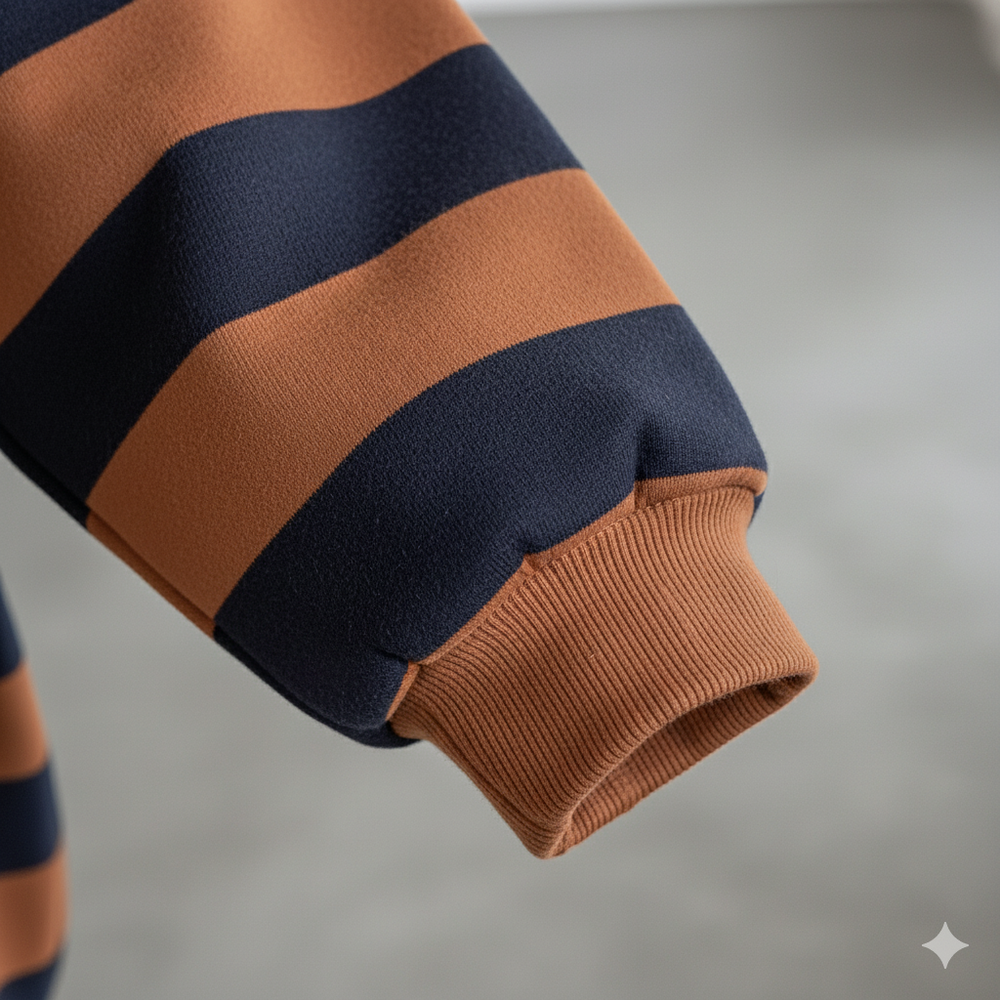 Damen Pullover Kuschelig Lässig | Gestreift | Rundhals