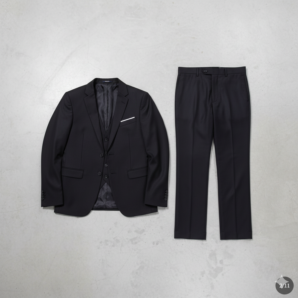 Herren Anzug 3-teilig | Slim Fit Elegant für Business & Hochzeit